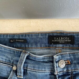 Talbots Blue Straight Leg Jeans Classic Denim